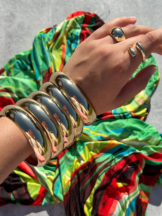 Goddess Gold Bangle Set - Vanities Playhouse By V.