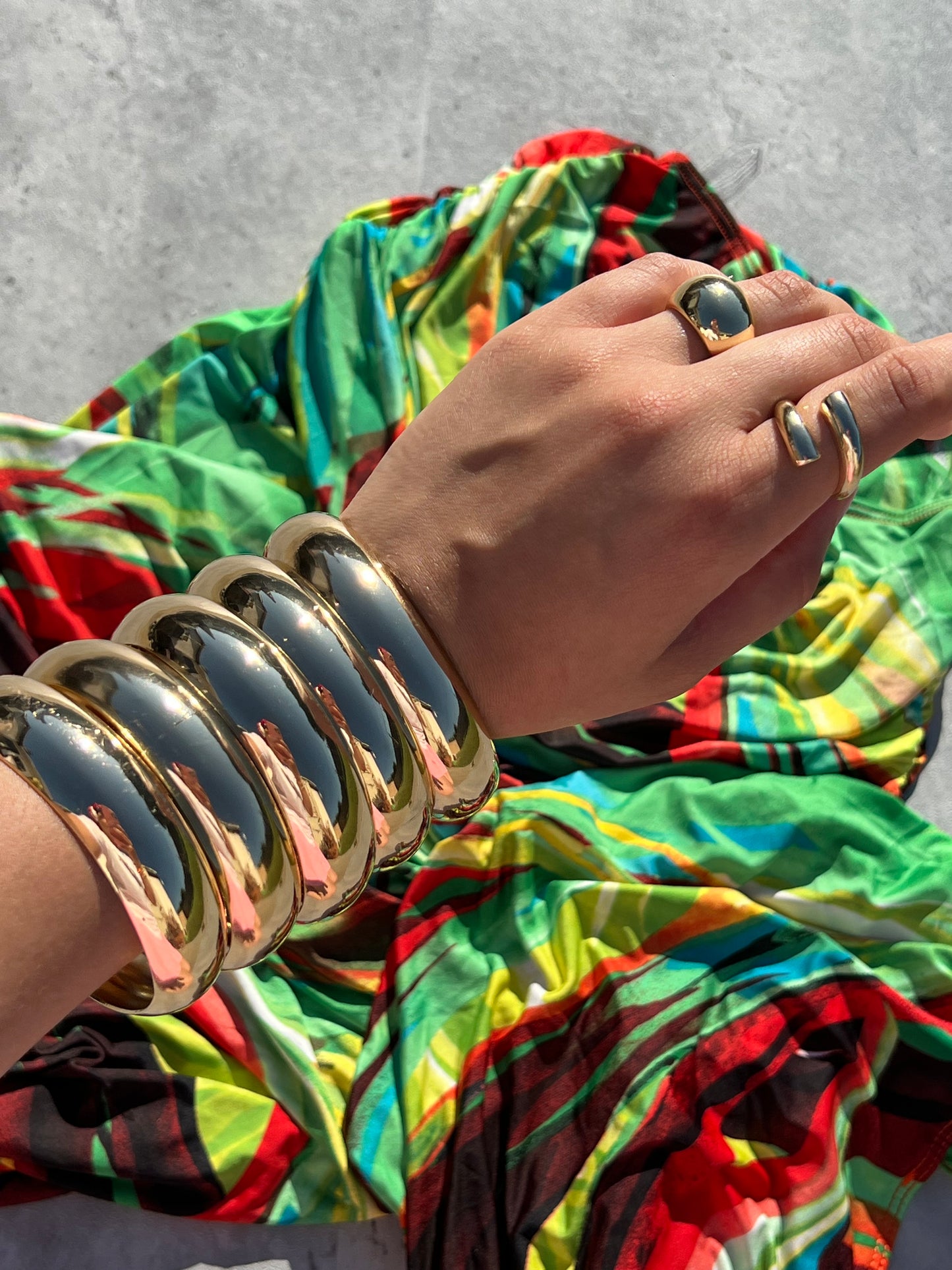 Goddess Gold Bangle Set - Vanities Playhouse By V.