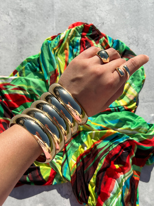 Goddess Gold Bangle Set - Vanities Playhouse By V.