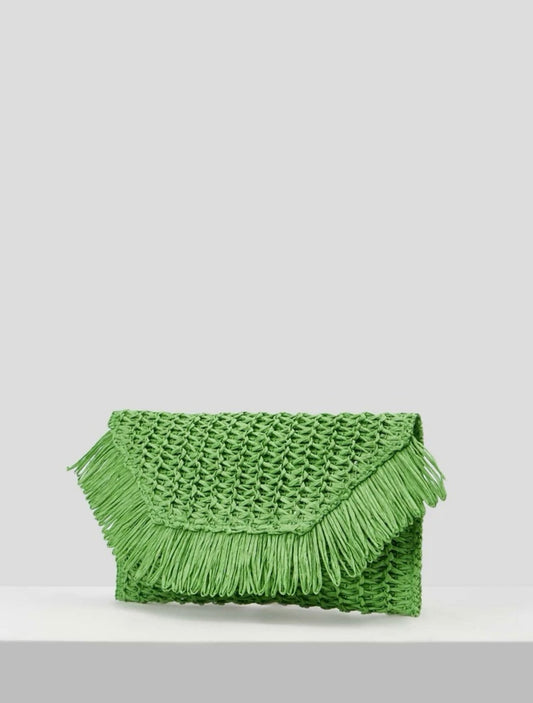 Shelby Fringe Clutch - Vanities Playhouse By V.