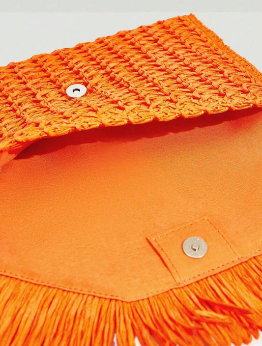 Shelby Fringe Clutch - Vanities Playhouse By V.