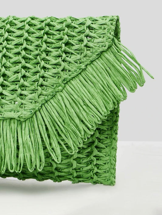 Shelby Fringe Clutch - Vanities Playhouse By V.