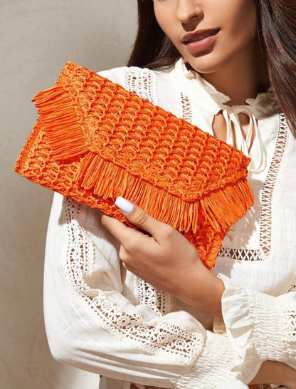 Shelby Fringe Clutch